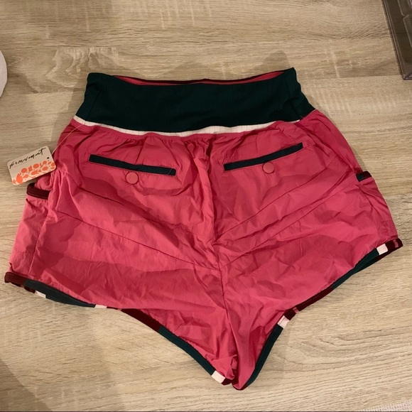 FREE PEOPLE Pink Pep in Your Step Fitness Active Shorts - Picture 5 of 6